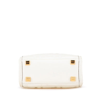 Fendi Sunshine Leather Red Tote Bag Style 9