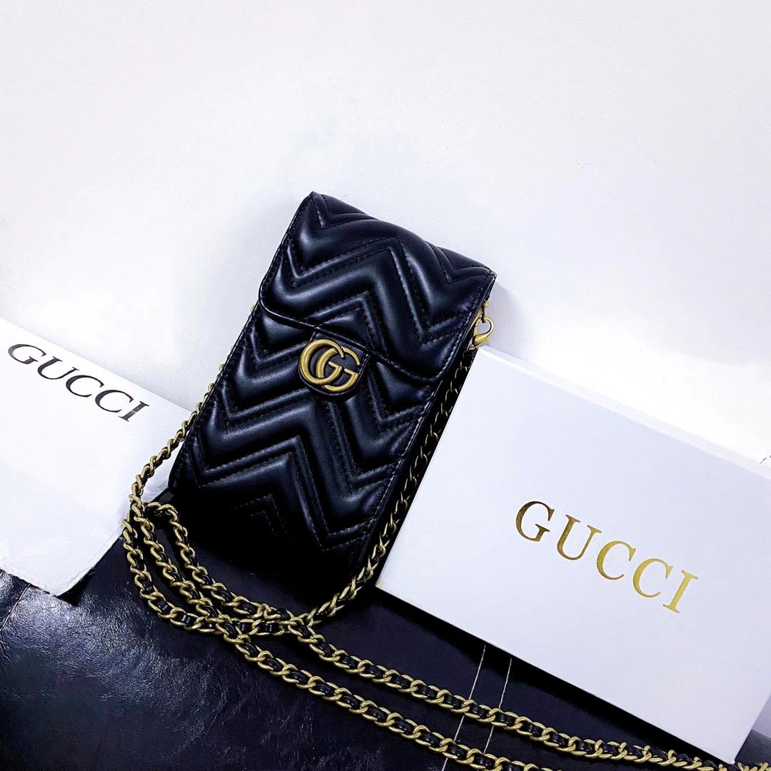 Luxury leather Chain Phone bag for all phone models