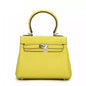 Luxury Hermes Kelly 25Cm Togo Leather Bag Lemon Yellow Gold