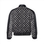 Louis Vuitton 23SS Cotton X Leather Denim Jacket 34  Black RW231A Monogram FOJA68KJ2