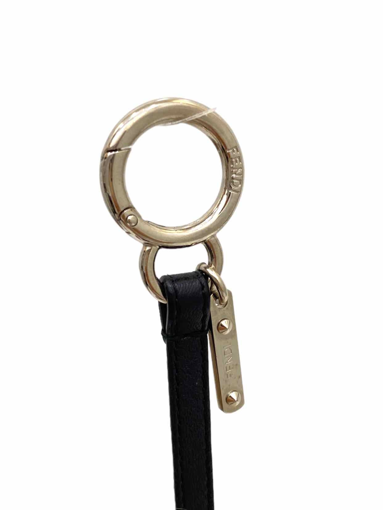 FENDI Black & White Key Chain