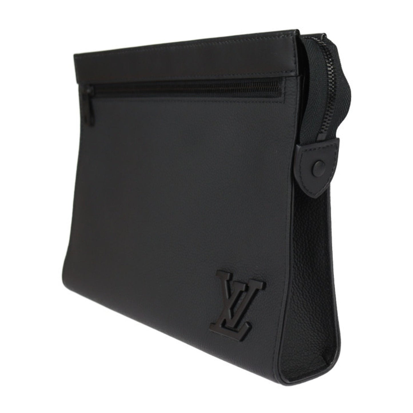 Louis Vuitton  Leather Clutch Bag Handbag Shoulder Bag