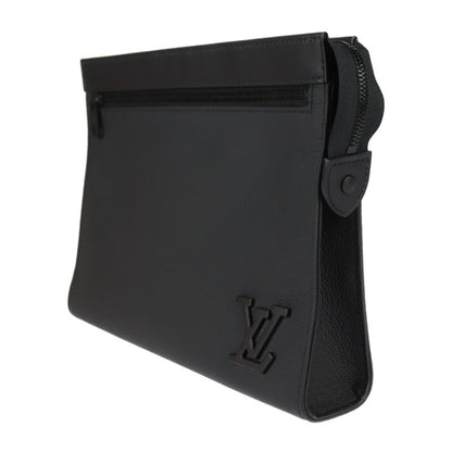 Louis Vuitton  Leather Clutch Bag Handbag Shoulder Bag