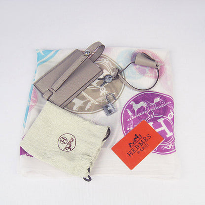 Luxury Hermes Togo Leather Handbag Grey