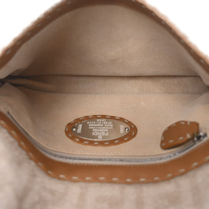 Fendi Cashmere Cuoio Romano Selleria Baguette Honey