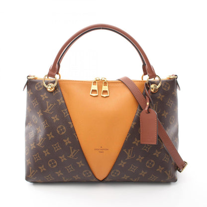 Louis Vuitton  Monogram Saffron Coated Canvas Leather Handbag