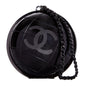 Chanel Black Globe Minaudiere Clutch