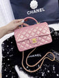 Chanel Lambskin Gold Shoulder Bag Style 20