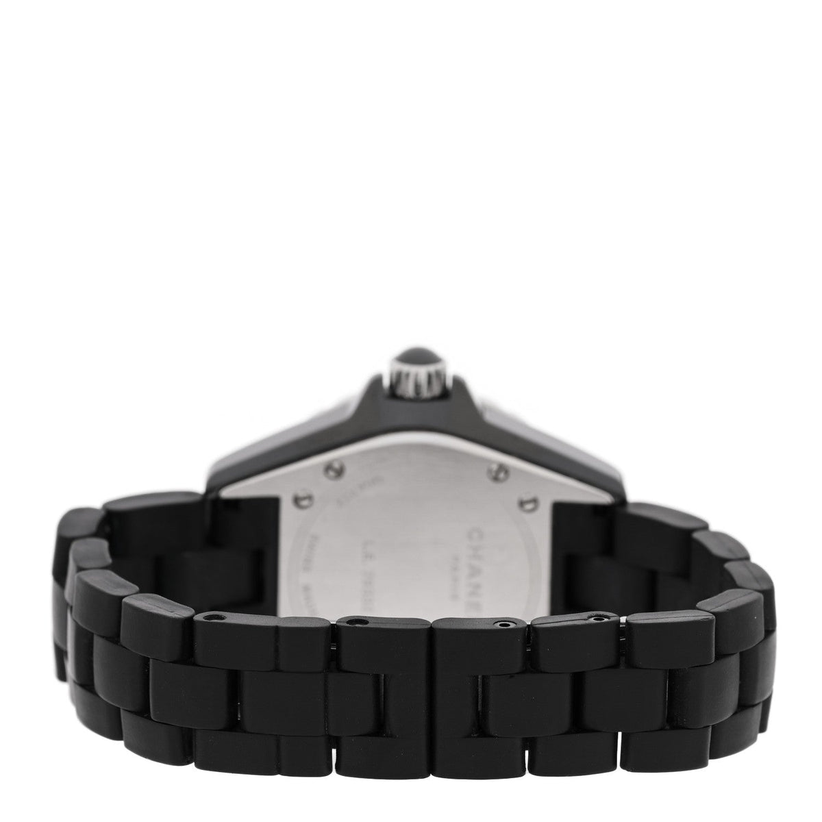 Stainless Steel Matte Ceramic 33mm J12 Quartz Watch Black