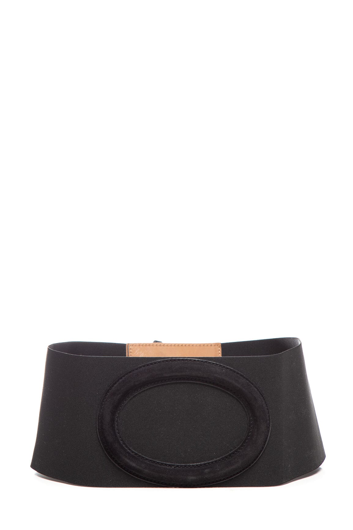 Fendi Black Wide Neoprene Waist Belt SZ 80/32