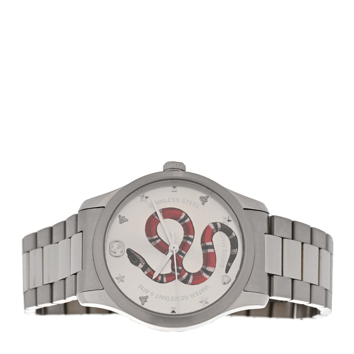 Stainless Steel 38mm G-Timeless Snake Quartz Watch
