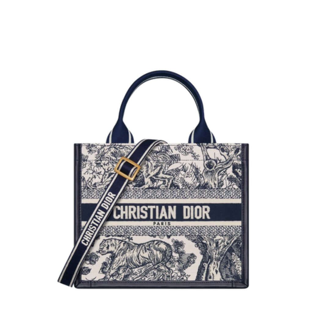 Dior Book Tote Leather Mini Tote Bag