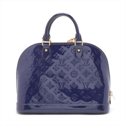 LOUIS VUITTON Alma Handbag in Monogram Vernis Sapphire