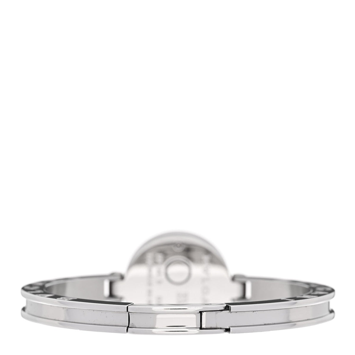 Stainless Steel Diamond Bezel 22mm B.Zero1 Quartz Watch White