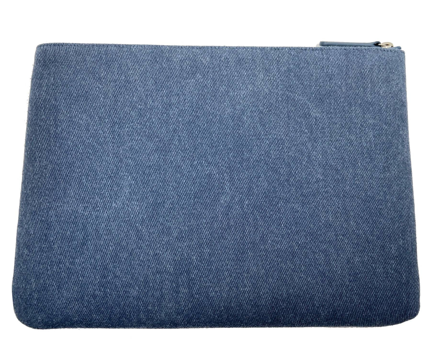 Chanel Brand New Deauville Blue Sequin Large Clutch