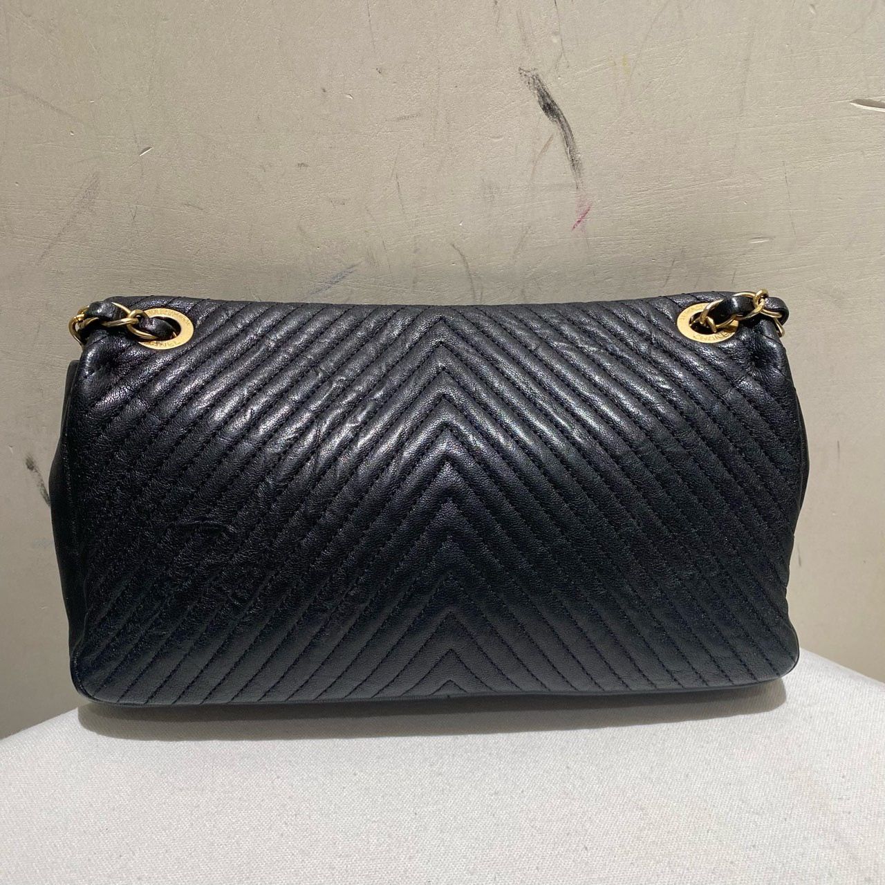 Chanel Classic Flap Leather Black Crossbody