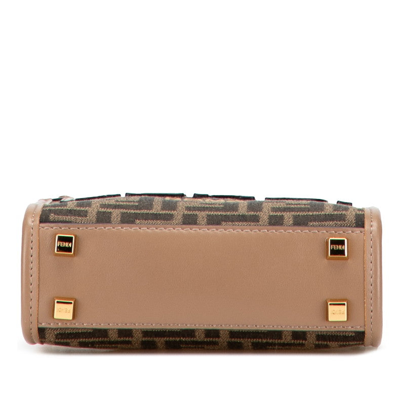 Fendi Fendace La Medusa Canvas 2Way Bag