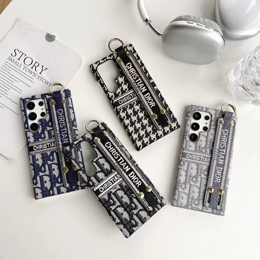 Dior Phone Case Samsung Galaxy Hand Strap 22 23 24 25 26