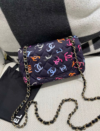 Chanel Luxury Leather Shoulder Bag Style 7