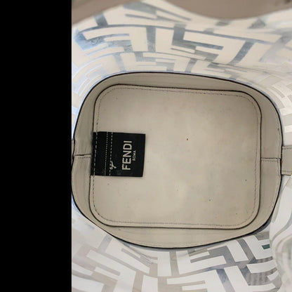 Fendi Mon Tresor Leather White Handbag