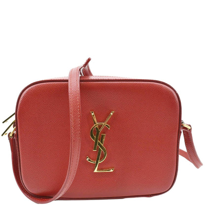 Saint Laurent Leather Red Crossbody Leather