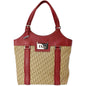 CHRISTIAN DIOR Street Chic Trotter Monogram Canvas Tote Bag Brown