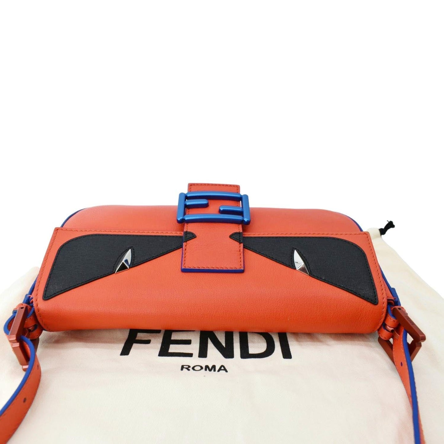 Fendi Baguette Calfskin Red Crossbody