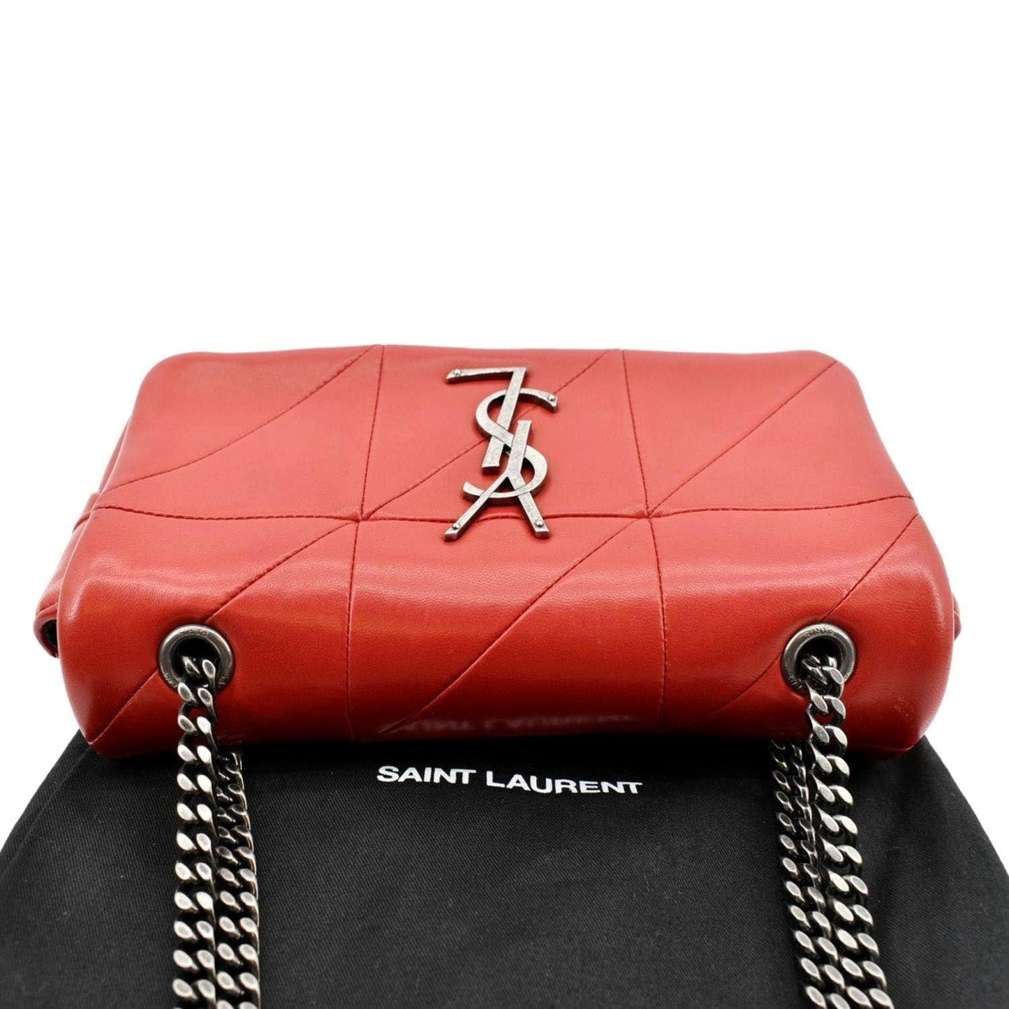 Saint Laurent Jamie Leather Red Shoulder Bag Leather
