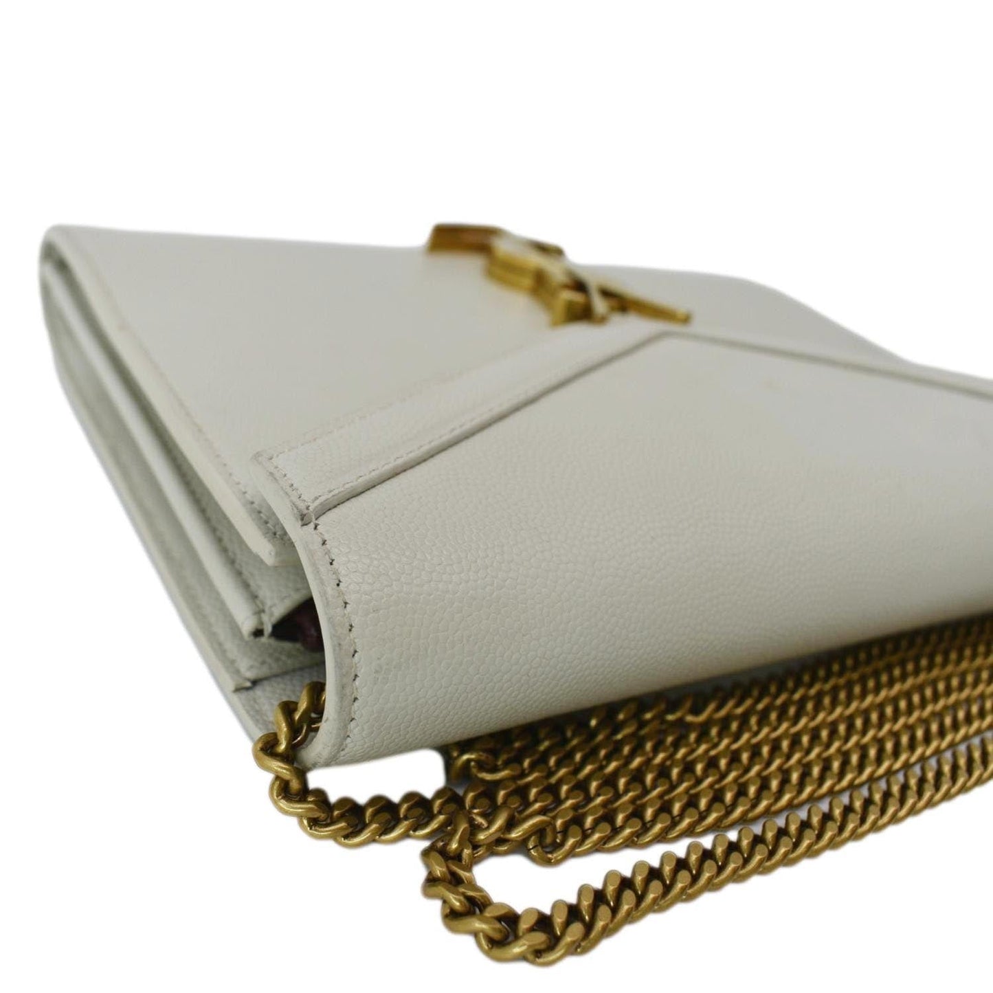 Saint Laurent Cassandra White Crossbody