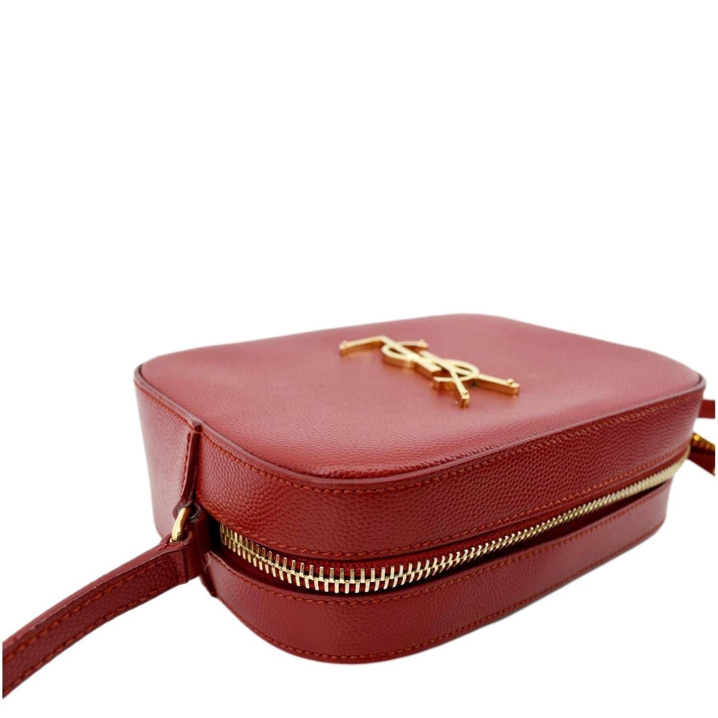 Saint Laurent Leather Red Crossbody Leather