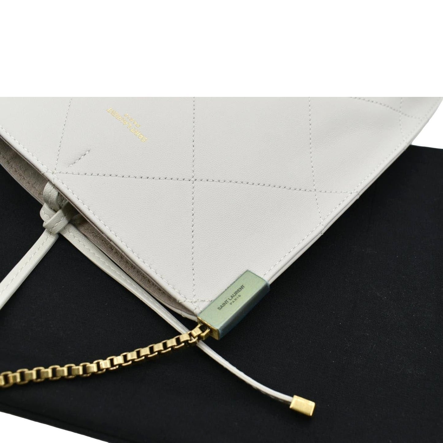 Saint Laurent Leather White Shoulder Bag Style 2