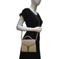 Saint Laurent Cassandra Leather Cream Shoulder Bag