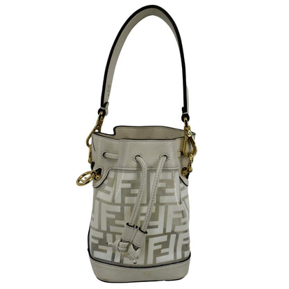 Fendi Mon Tresor Leather White Handbag