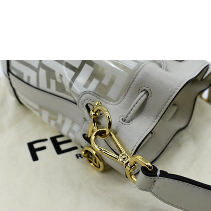 Fendi Mon Tresor Leather White Handbag