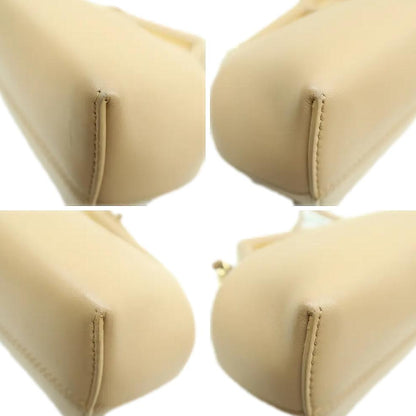 Fendi Fendi First Leather Beige Shoulder Bag