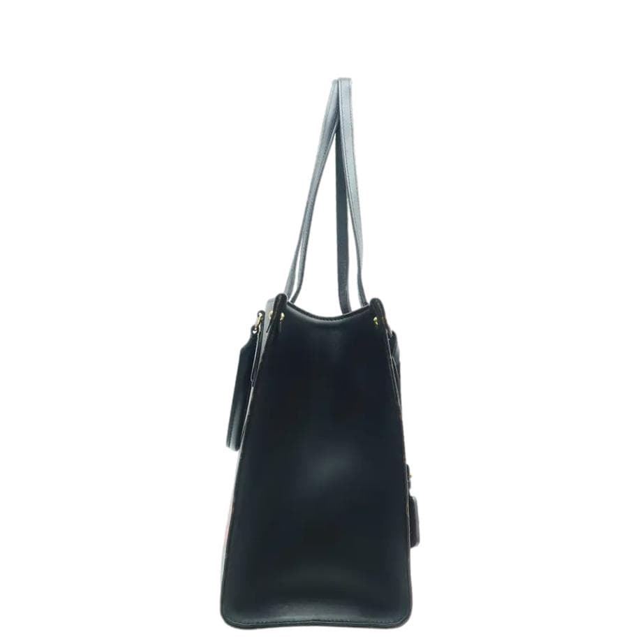 LOUIS VUITTON Fall In Love Onthego MM Monogram Canvas Tote Shoulder Bag Black