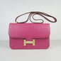 Luxury Hermes Constance 28Cm Togo Leather Bag Peach Gold