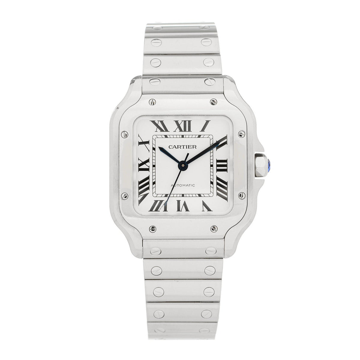 Stainless Steel 35mm Santos de Cartier Automatic Watch