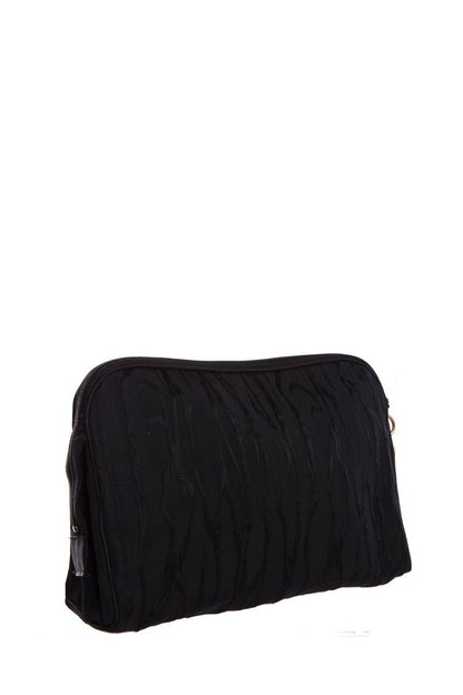 Christian Dior Black Satin Pouch