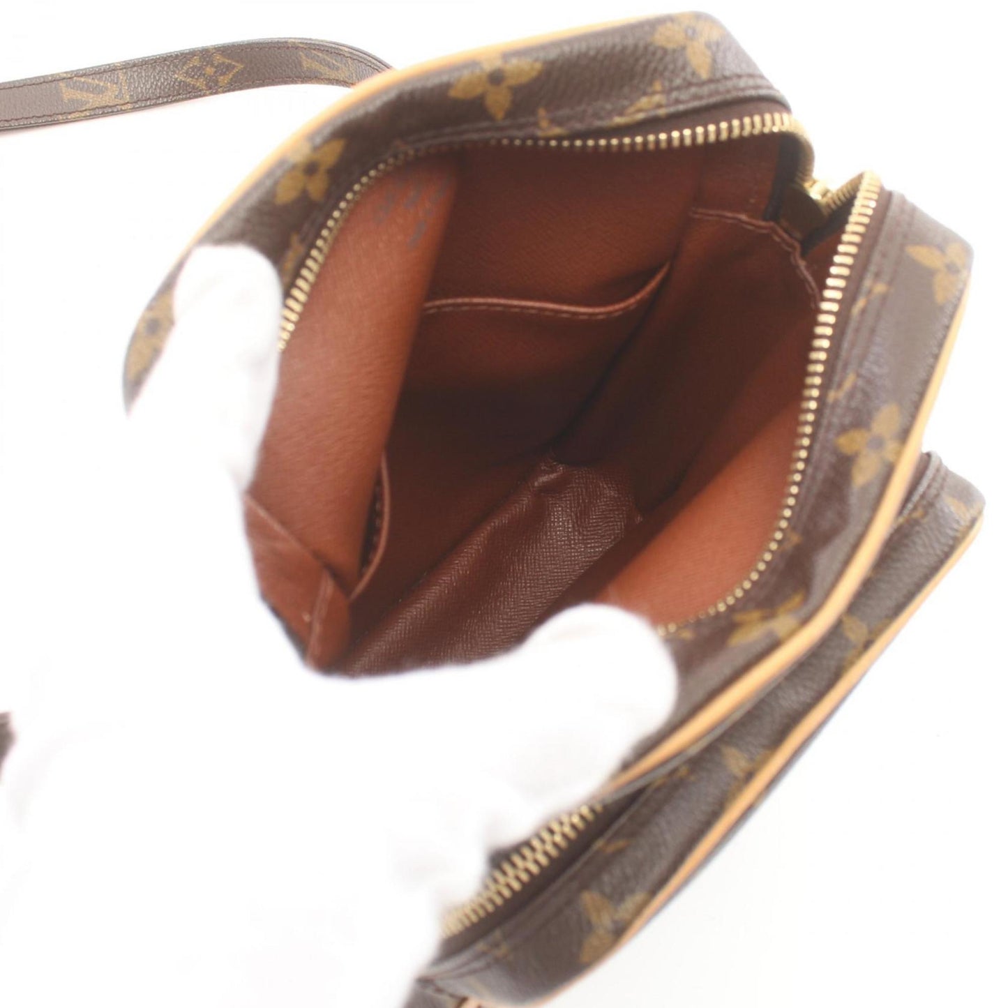 Louis Vuitton  Monogram Coated Canvas Pvc Leather Shoulder Bag