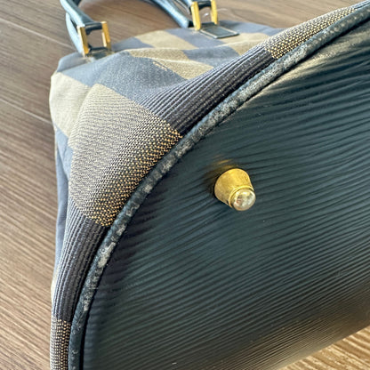 Fendi Pecan Pattern Bucket Leather X Canvas LB120193