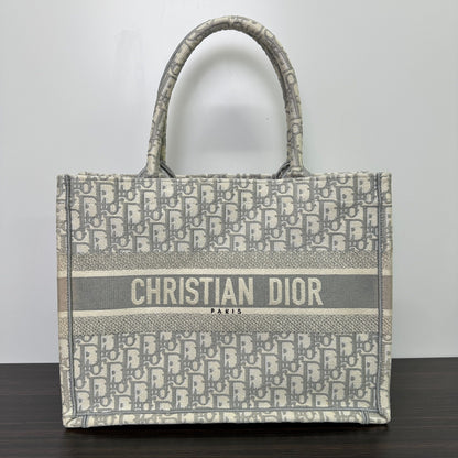Dior Grey Oblique Canvas Large Book Tote Lb124921