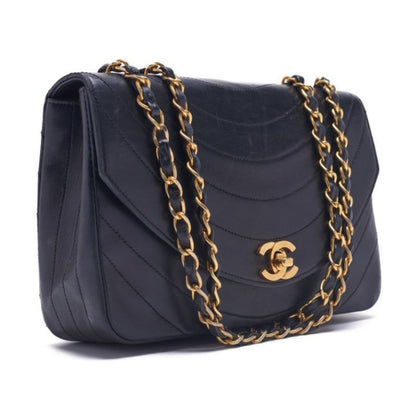 Chanel Flap Black Chain Shoulder Bag