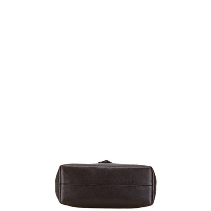 Louis Vuitton  Coffee Leather Shoulder Bag