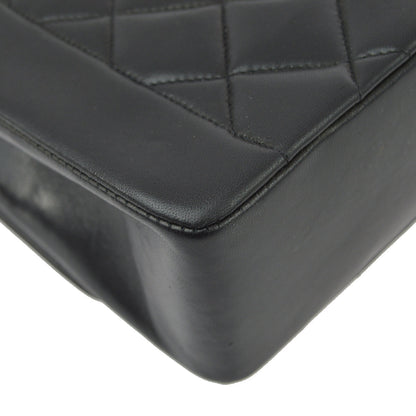 Chanel Black Lambskin Medium Diana Shoulder Bag