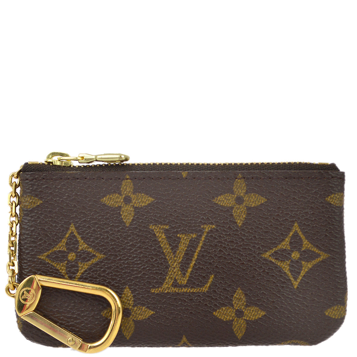 Louis Vuitton 2002 Monogram Pochette Cles Coin Purse Wallet M62650