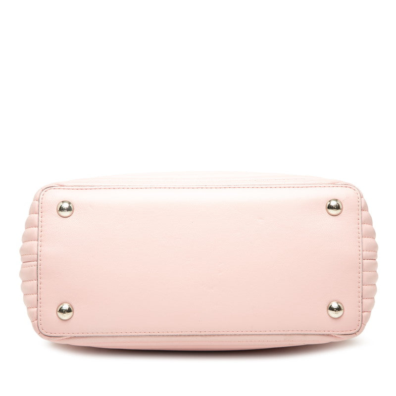 Fendi Dotcom Click Leather Shoulder Bag