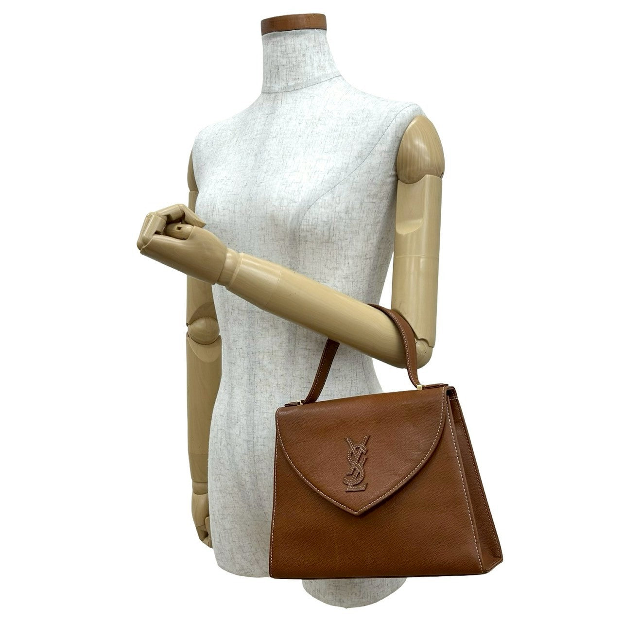 Saint Laurent Leather Red Handbag Style 11