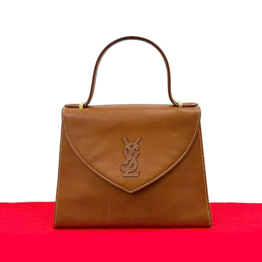 Saint Laurent Leather Red Handbag Style 11