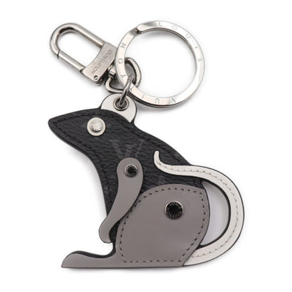 Louis Vuitton    Leather Monogram Eclipse Keyring